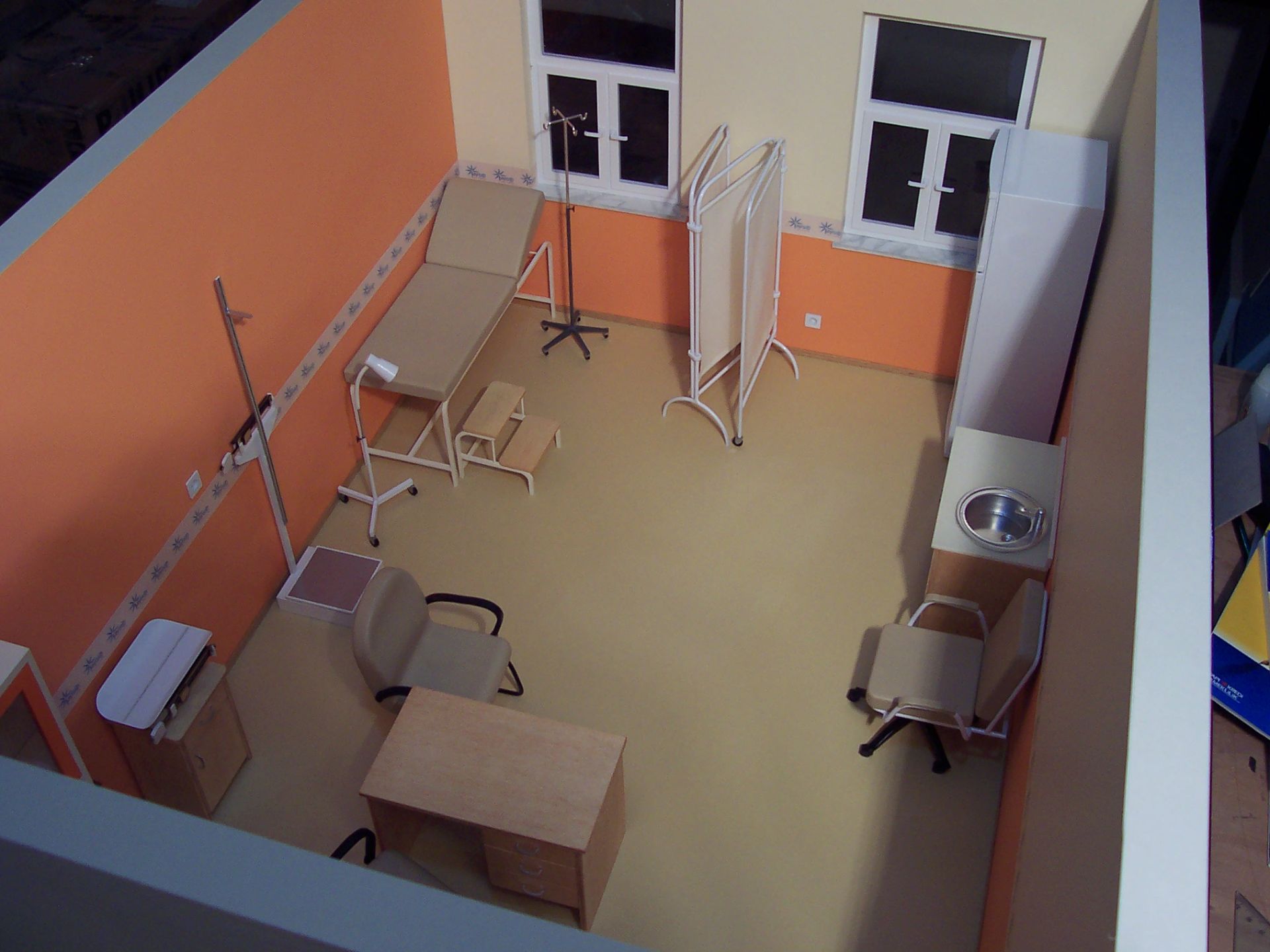 Aşı Odası Lansman Maketi – genel görünüm